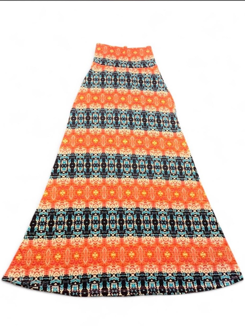 Lily Rose multicoloured strapless dress/maxi skirt, XS